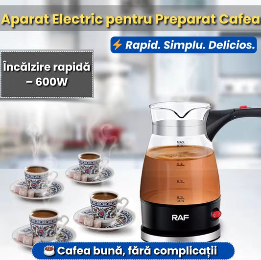 Cafetieră Electrică 600W, 500 ml – Ibric Electric pentru Cafea și Ceai
