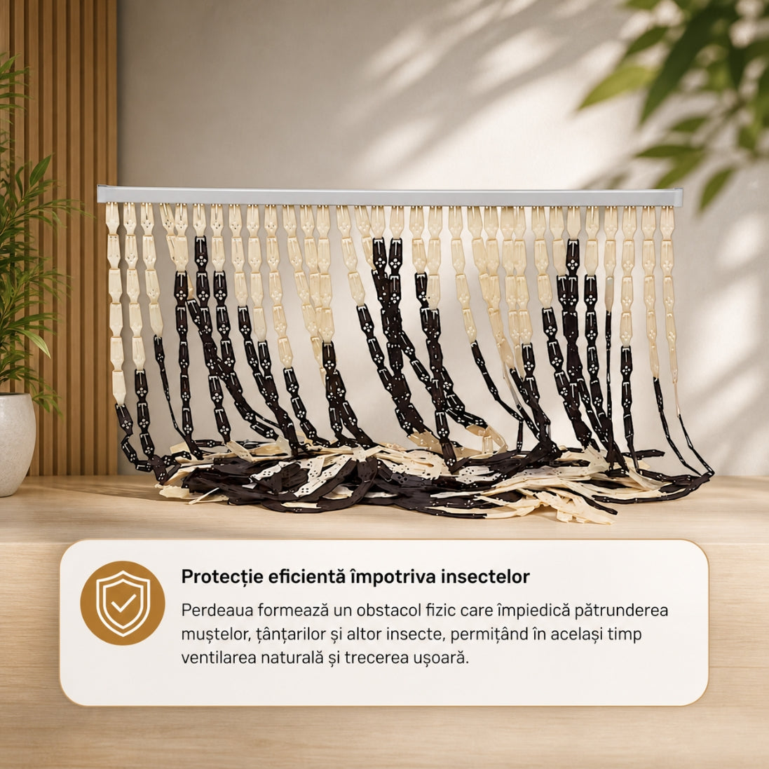 Cortina Anti-Insecte cu Model Elegant 100x200 cm – Aer Proaspăt Fără Țânțari