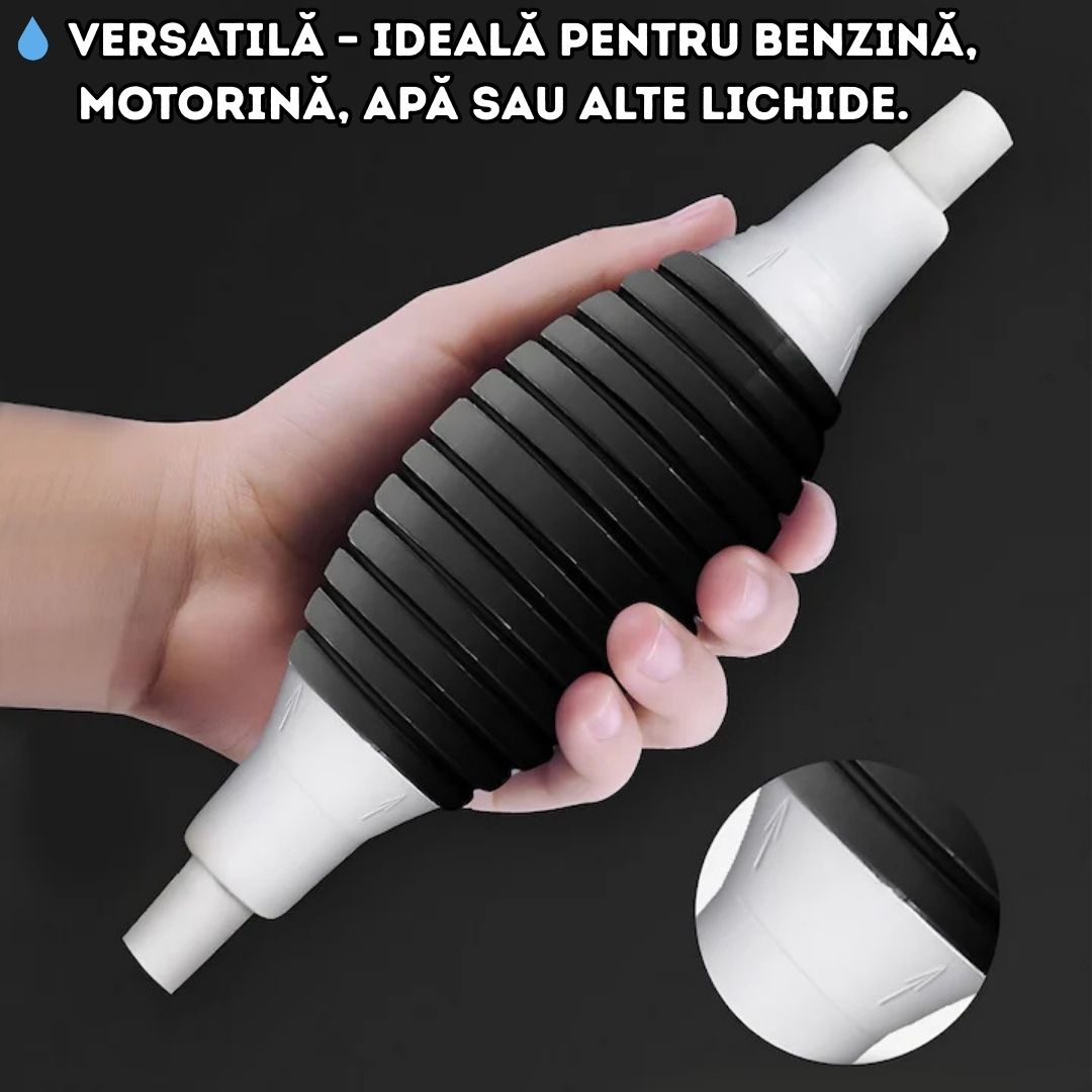 Set de 2 Pompe Manuale pentru Transfer Lichide cu Furtun Transparent – Transfer Rapid și Ușor