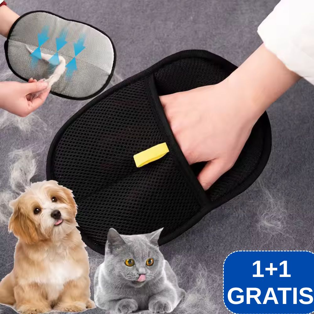 Set de 2 Mănuși pentru Îndepărtarea Părului de Animale – Curățenie Fără Efort!