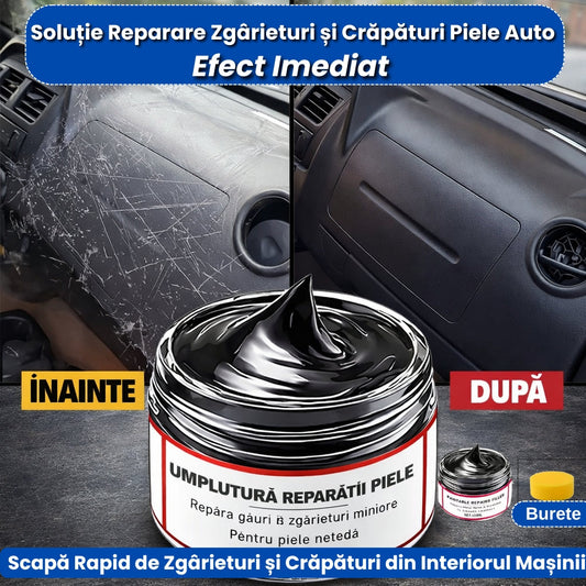 Set de 2 Paste Reparare Piele Auto pentru Interior Mașină – Refacere Rapidă