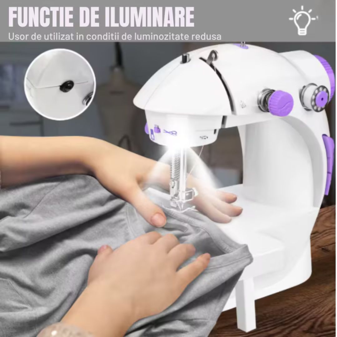 Mașină de Cusut Electrică 4 în 1  - Accesorii Incluse, Portabilă