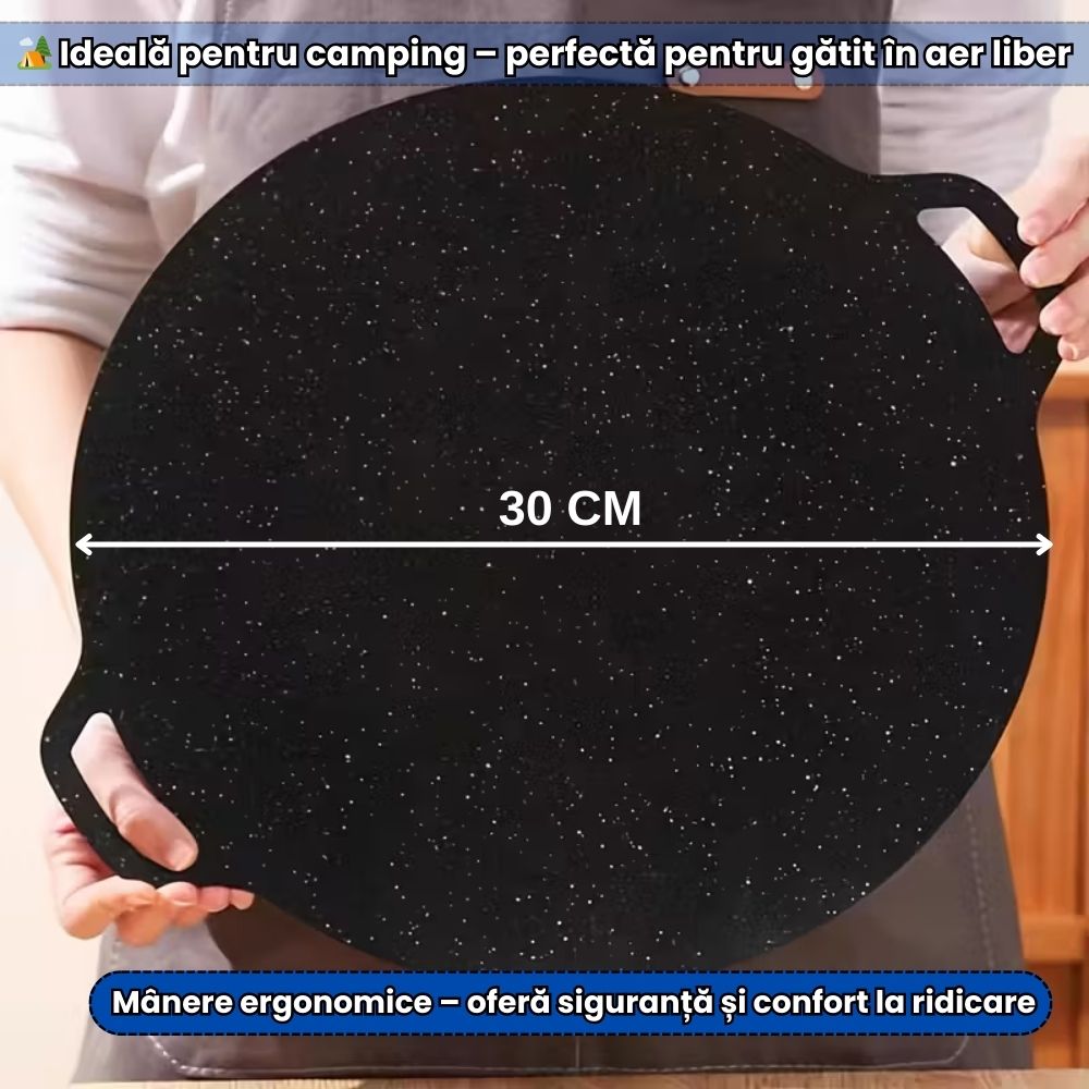 Set de 2 Plite Japoneze Antiaderente 32 cm – Material Durabil, Gătit Uniform